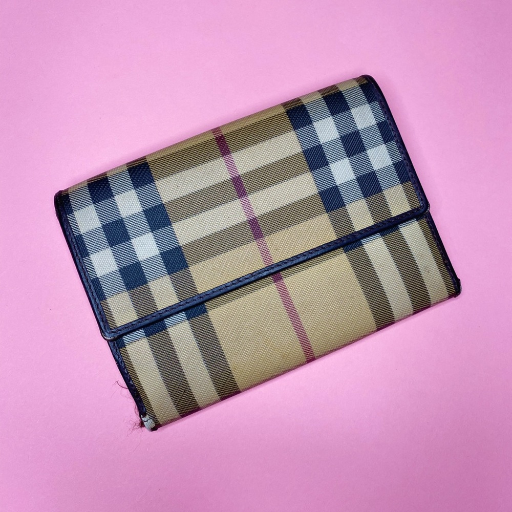 vintage burberry wallet